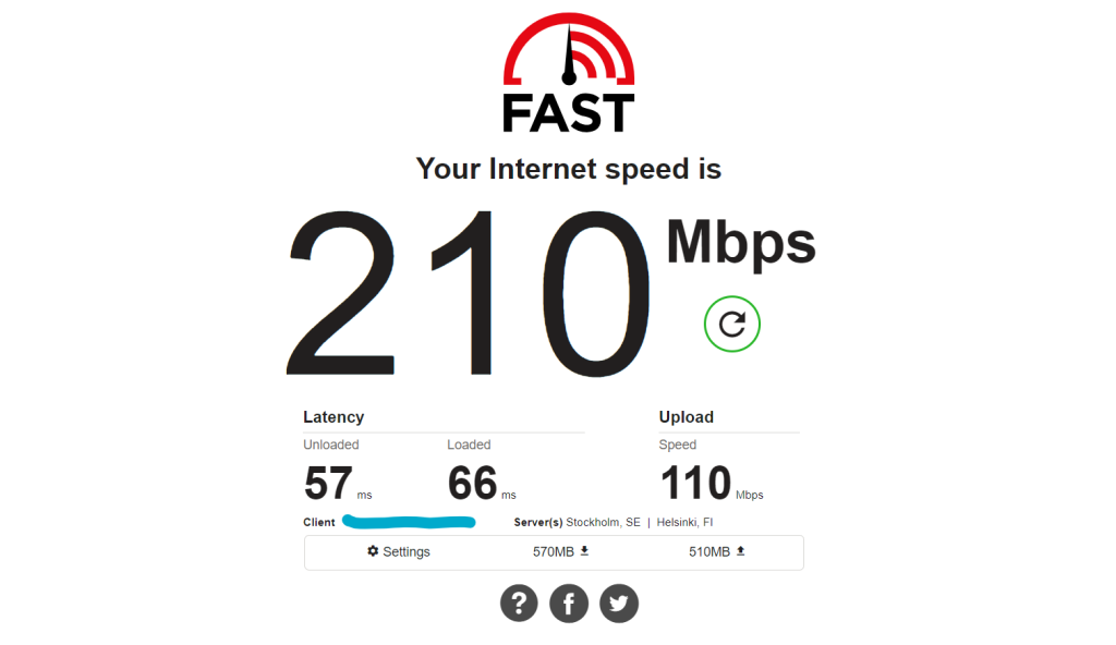 Testare viteza internet